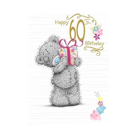Happy 60th Birthday Me to You Bear Birthday Card £1.79
